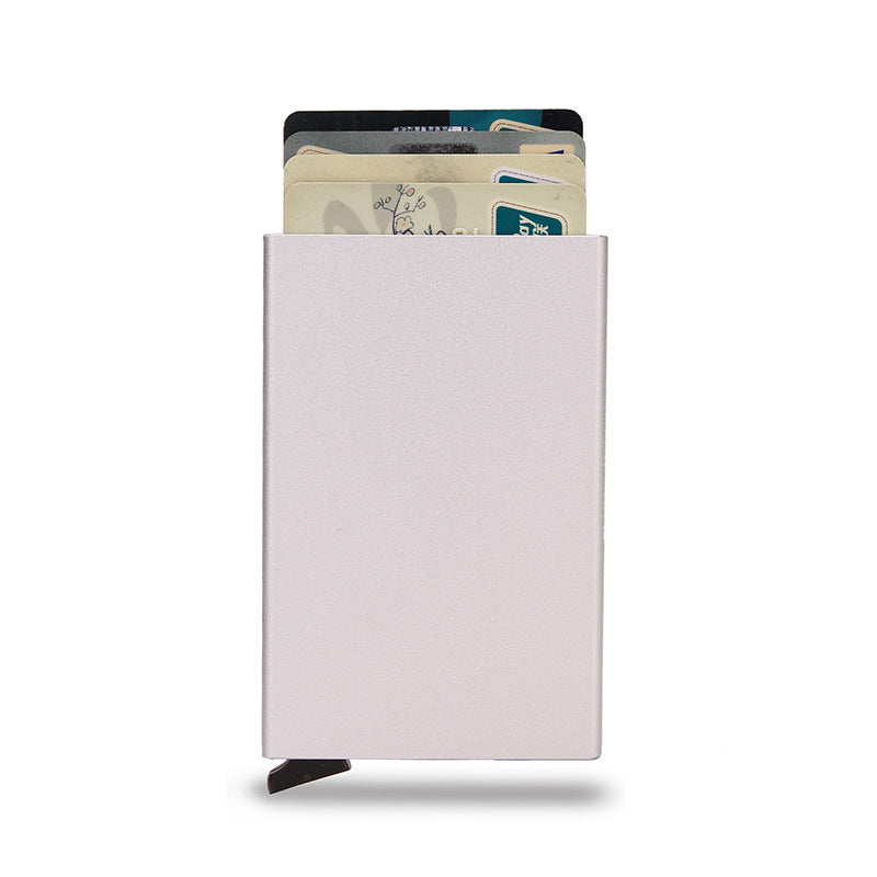Anti-Magnetic Aluminum RFID Card Holder Wallet